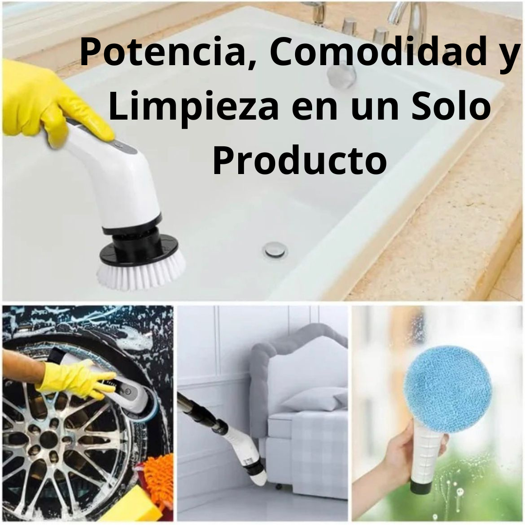 Cepillo Eléctrico Recargable Para Limpieza