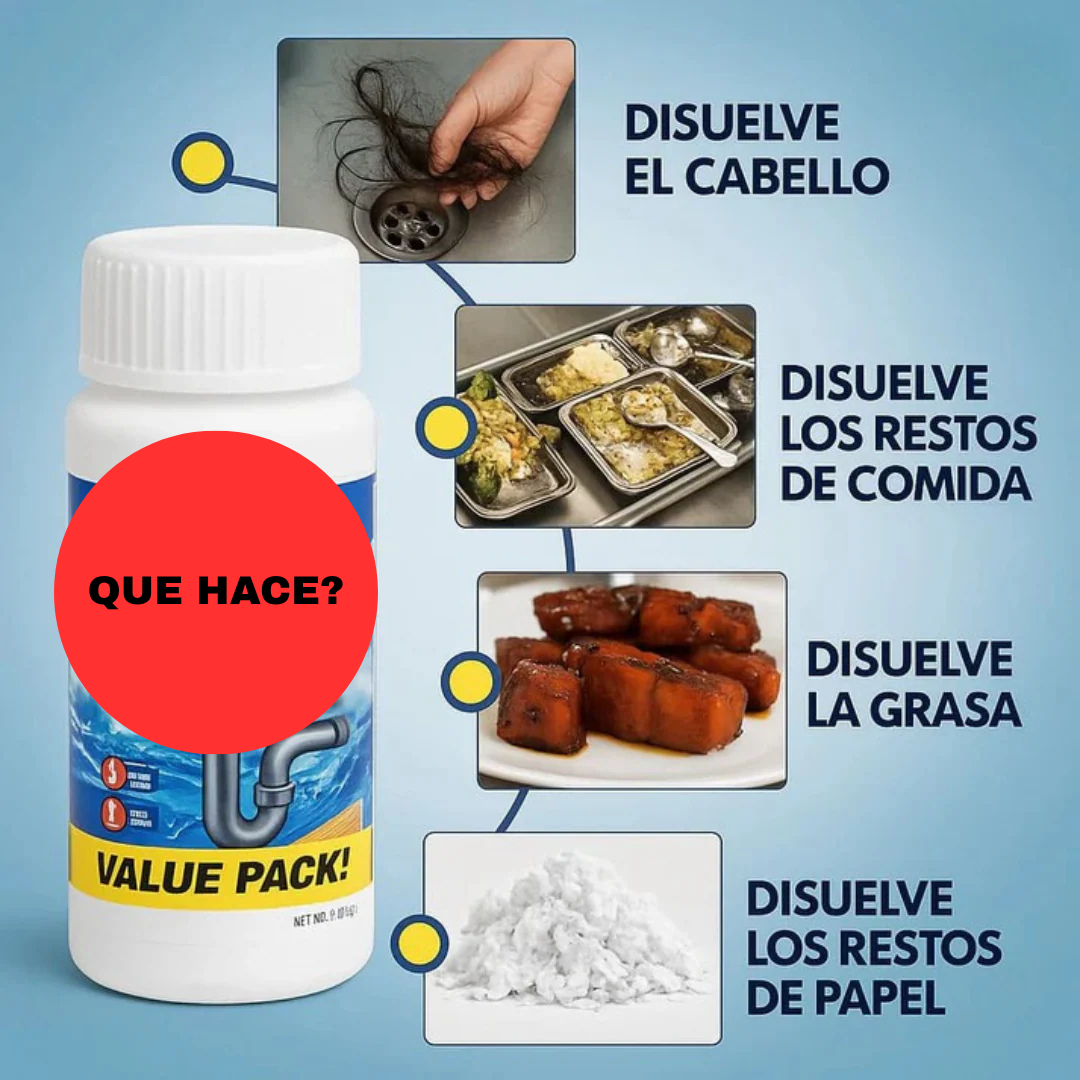 Destapador De Cañerias Wild Tornado