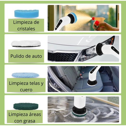 Cepillo Eléctrico Recargable Para Limpieza