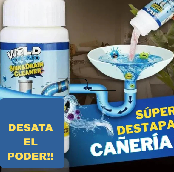 Destapador De Cañerias Wild Tornado