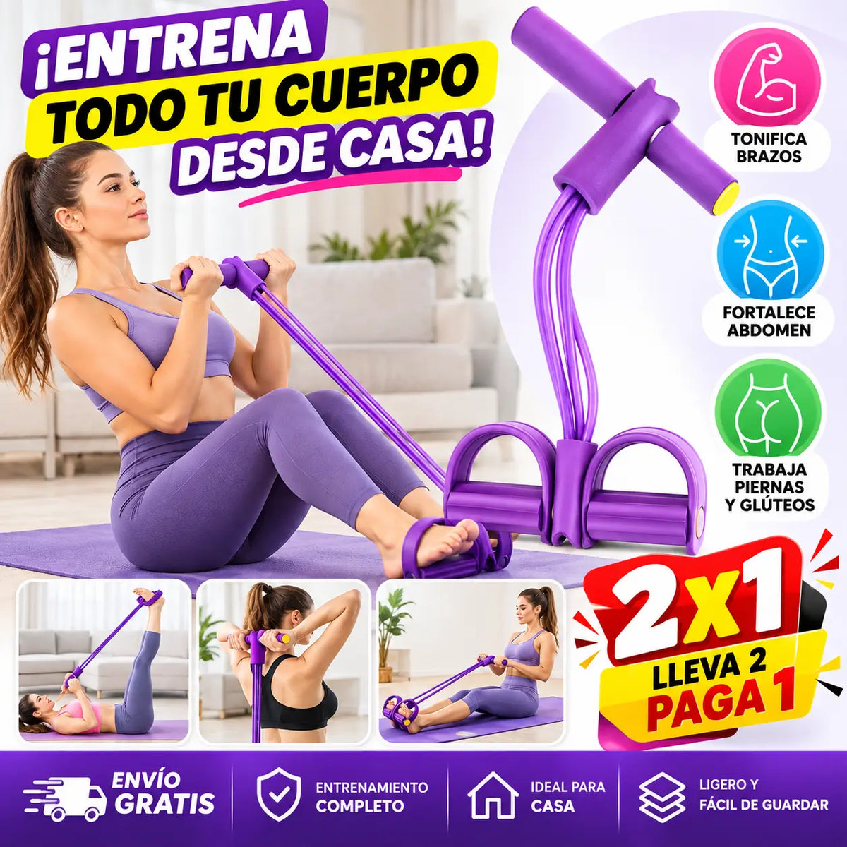 MoveLite Band 2X1 - Entrena en Casa o de Viaje