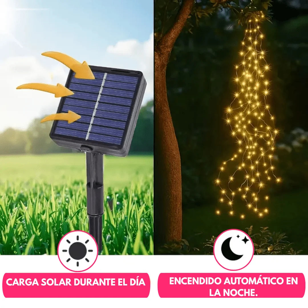 LumaVine Solar 2X1 - Decora Sin Cables ni Enchufes