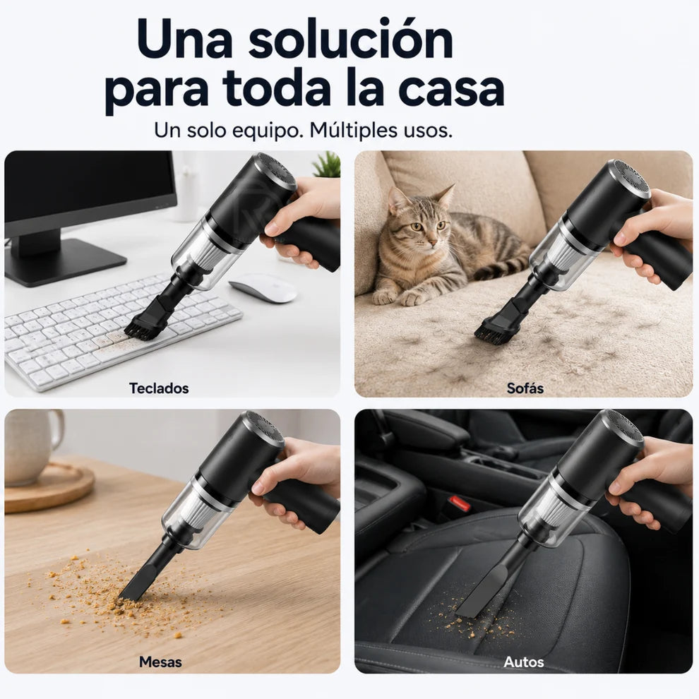 VacuGo Mini 2X1 - Auto Limpio en Minutos
