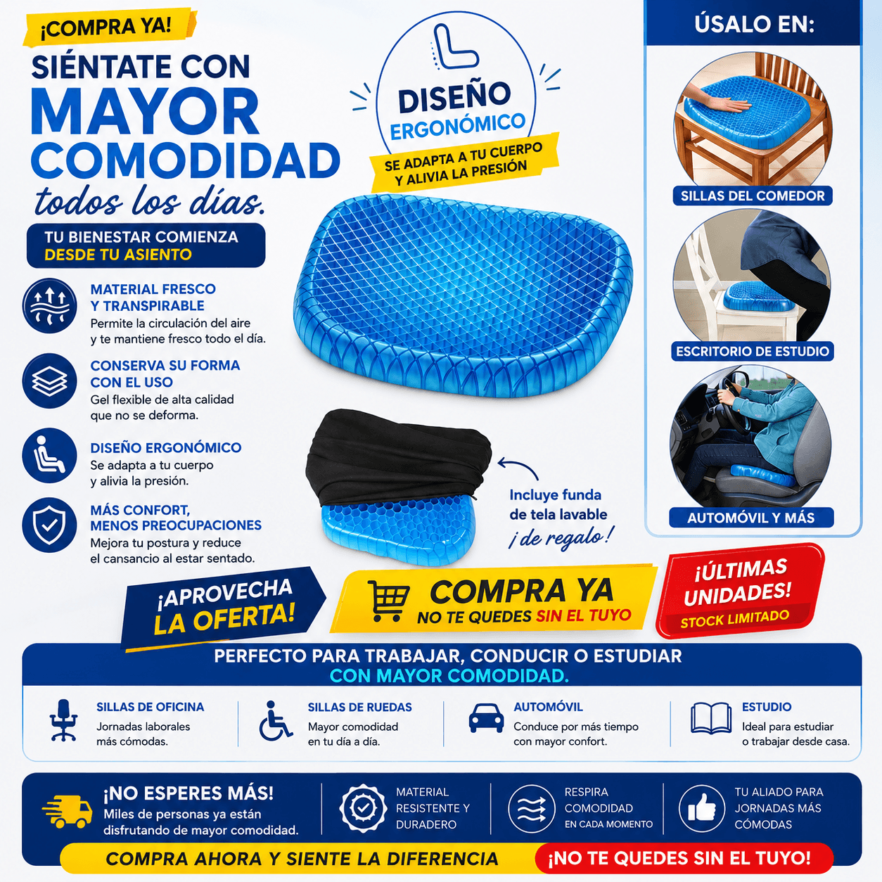 Cojín Gel