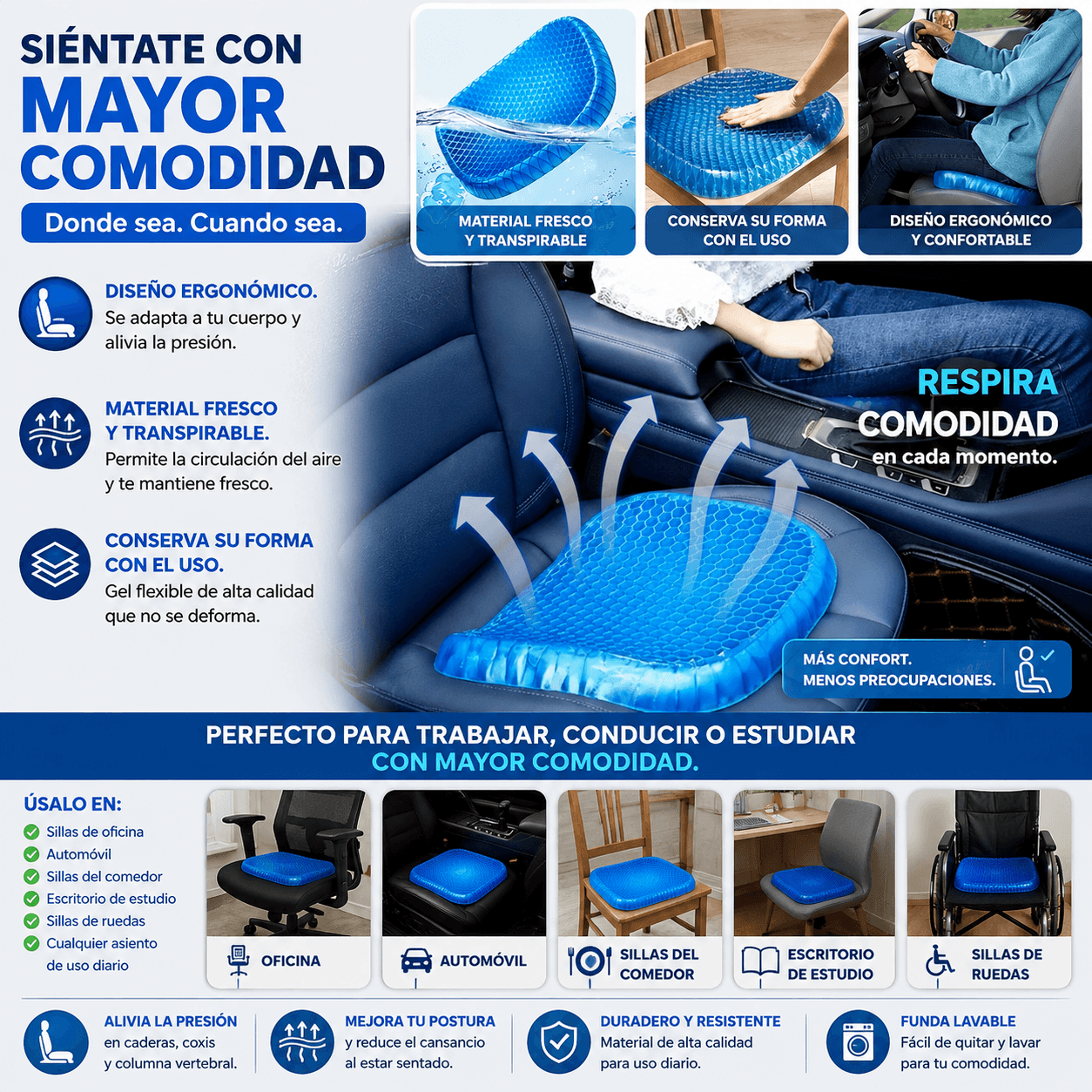 Cojín Gel