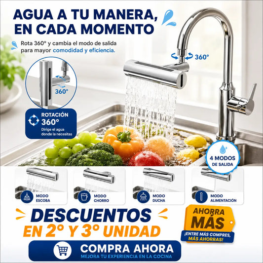 Hydroflex 360, Llave Lavaplatos
