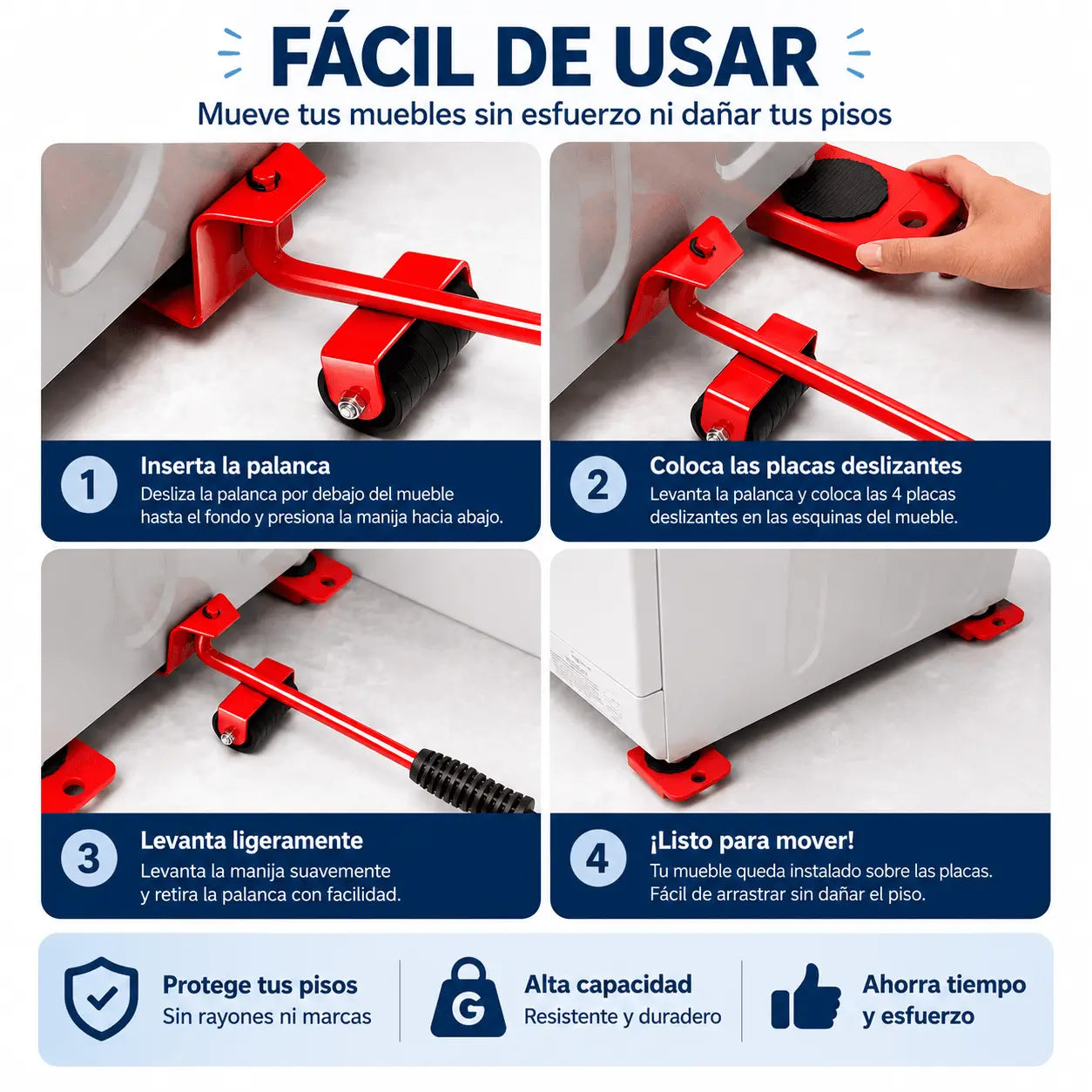 ElevaMax Kit Elevador de muebles